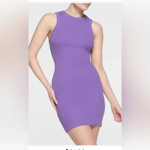 SKIMS Purple Sleeveless Dress - Picture 2 of 4